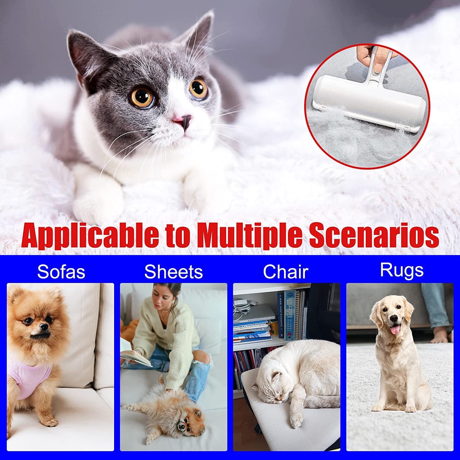 Pet Hair Roller – Say Goodbye to Shedding Mess!