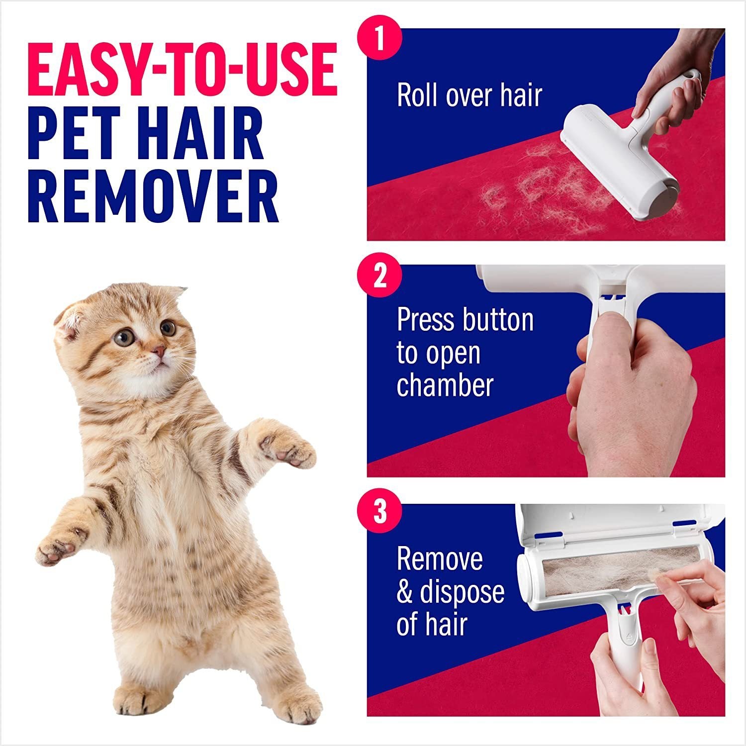 Pet Hair Roller – Say Goodbye to Shedding Mess!