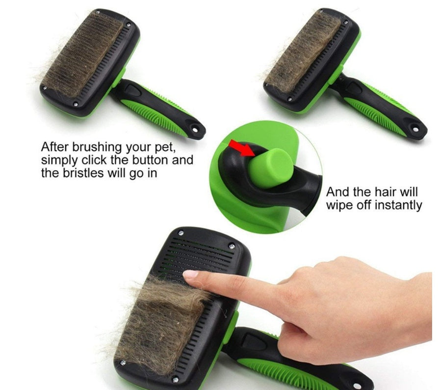 Tangle-Free Slicker Brush for Happy, Shedding-Free Pets