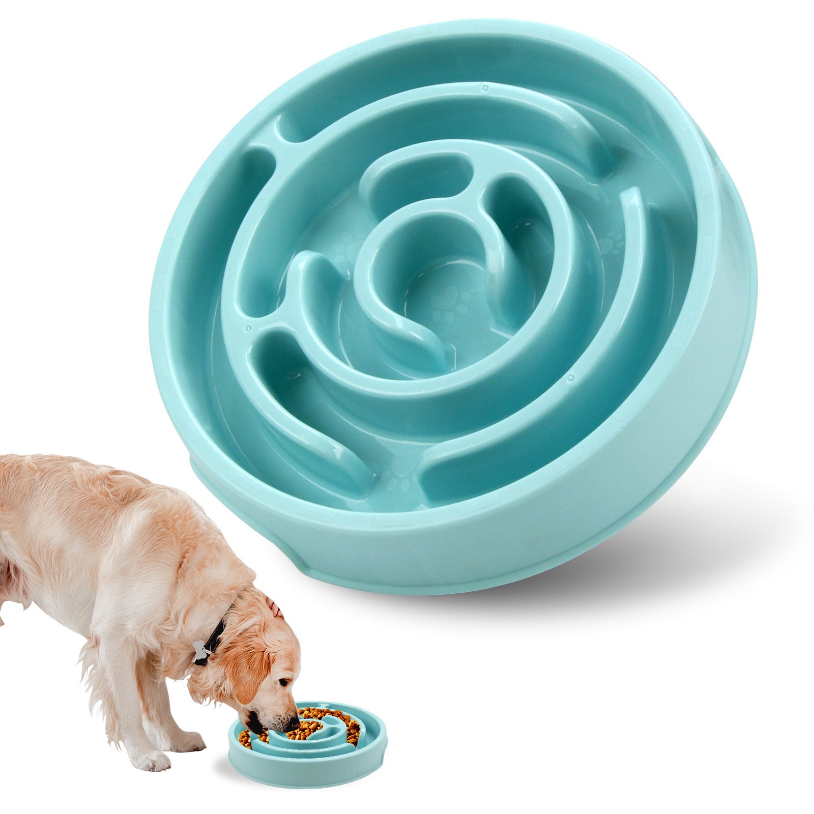 Slow Feeder Dog Bowl – Fun, Healthy Mealtime Made Easy!