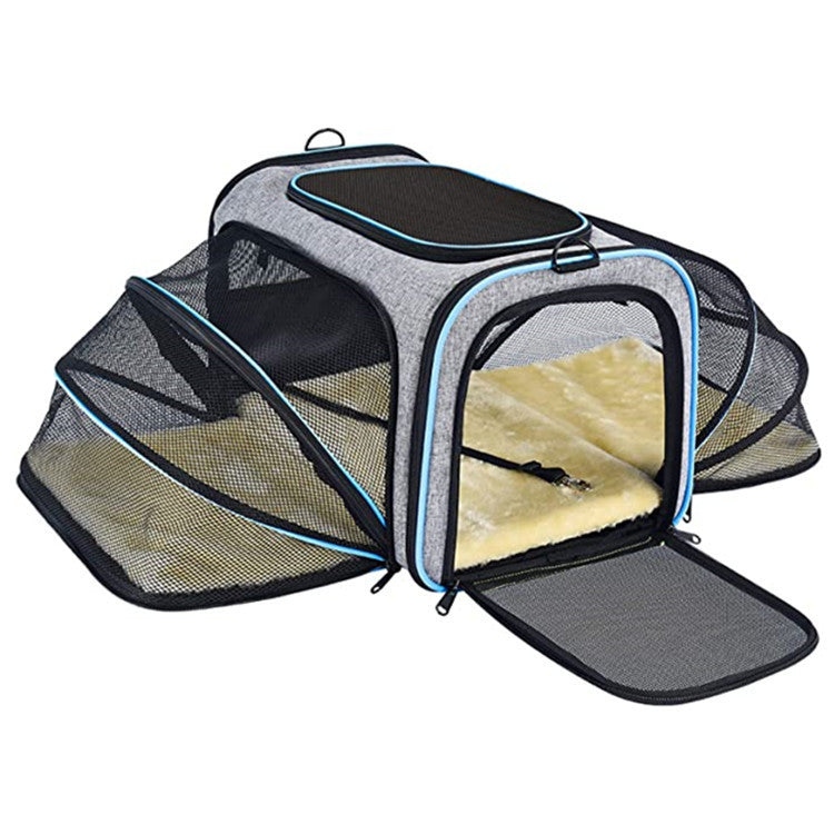 Cat & Dog Carrier – Soft, Foldable, Travel-Ready Fun