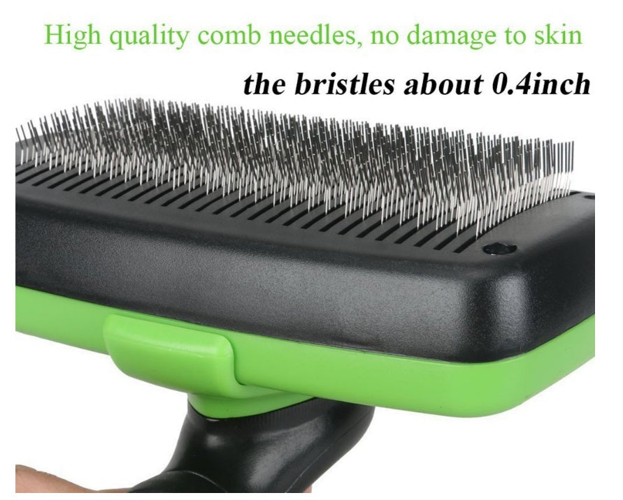 Tangle-Free Slicker Brush for Happy, Shedding-Free Pets