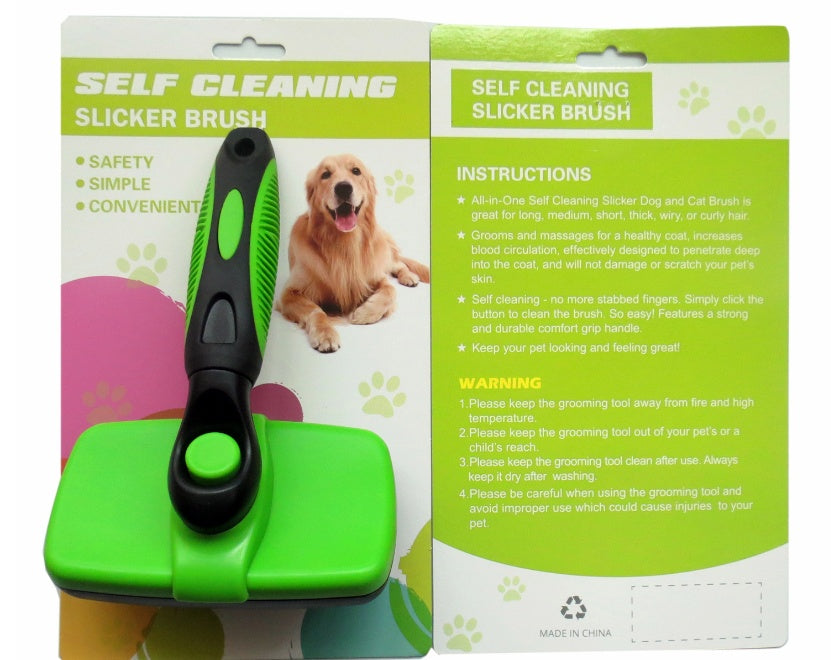 Tangle-Free Slicker Brush for Happy, Shedding-Free Pets