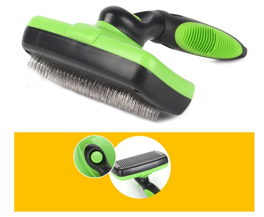 Tangle-Free Slicker Brush for Happy, Shedding-Free Pets