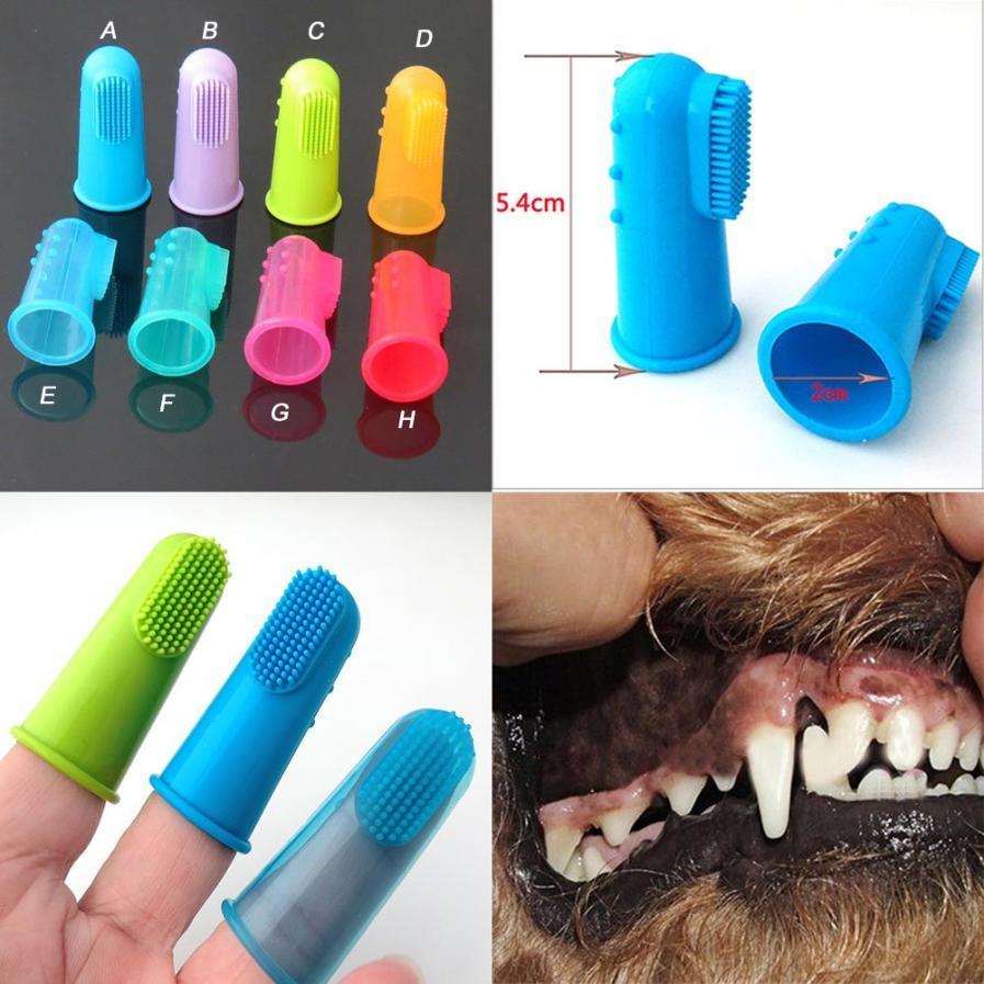 Soft Finger Toothbrush for Easy Pet Dental Care