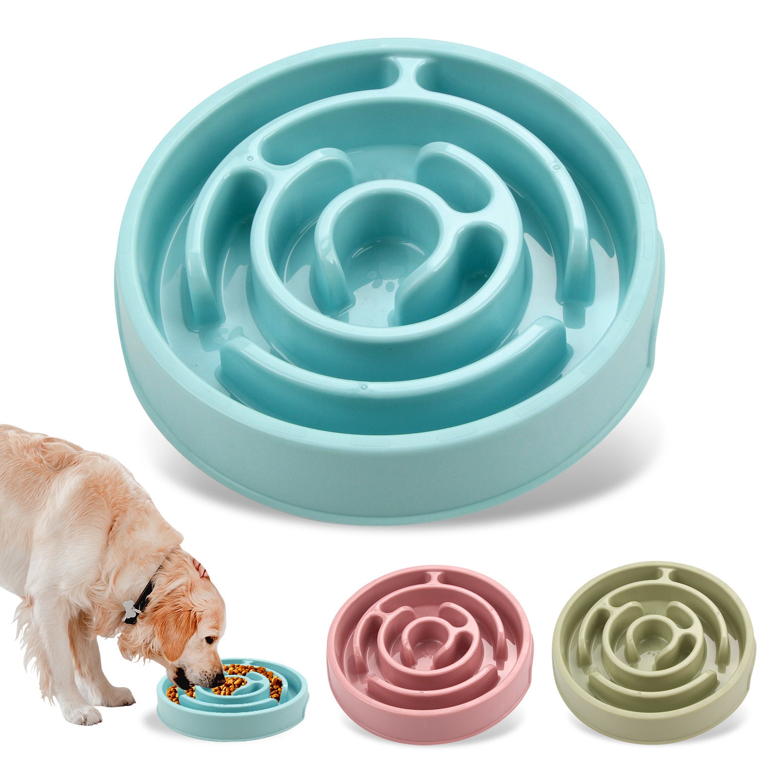 Slow Feeder Dog Bowl – Fun, Healthy Mealtime Made Easy!