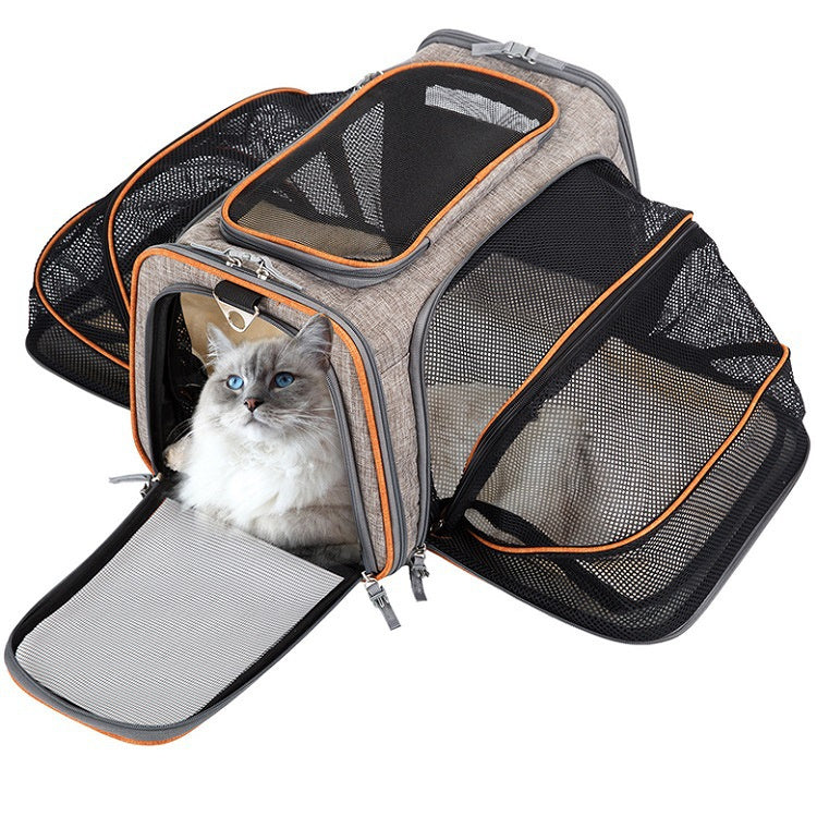 Cat & Dog Carrier – Soft, Foldable, Travel-Ready Fun