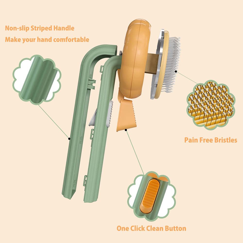 Gentle Grooming Brush – Less Shedding, More Smiles!
